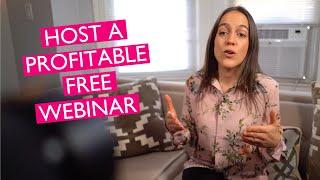 HOW TO MAKE MONEY FROM A FREE WEBINAR AS A BLOGGER | Step-by-step free webinar tutorial to monetize