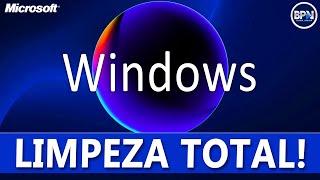 Como Fazer uma LIMPEZA COMPLETA no Windows, SEM USAR PROGRAMAS!