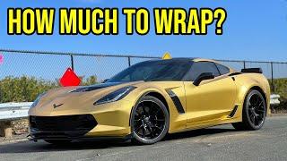 How Much Did My Frozen GOLD Chrome Wrap Cost? Durability & Thoughts