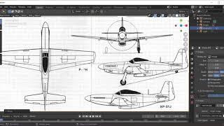 Blender 3d. Низкополигональная модель самолета. Часть 1