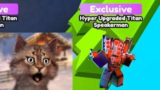 I Opened 250 Exclusive Titan Crates To Get Hyper Upgraded Titan Speakerman In Toilet Tower Defense