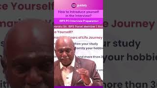 How to introduce yourself in bank PO interview #ibpspointerview2024 #bankpo