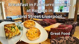 Great Food Breakfast at Rococo's in Liverpool