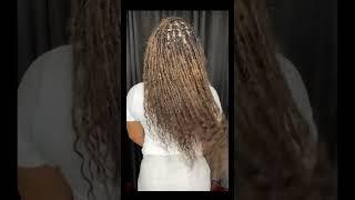 Human Hair Mini Bohemian Locs  #shorts