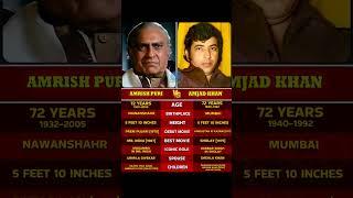 #Amrish Puri vs Amjad Khan