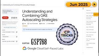 Understanding and Combining GKE Autoscaling Strategies | #GSP768 | #qwiklabs | #arcade