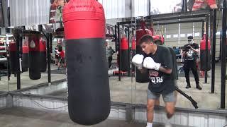 BAM RODRIGUEZ WORKING HEAVY BAG EsNews Boxing