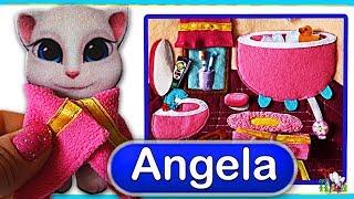 My Talking Angela is BATHED ️ HOUSE / BATH / How to do // Muza Rukodeliya