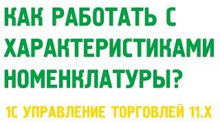 Характеристики номенклатуры в 1С Управление торговлей 11. Номенклатура в 1С УТ 11