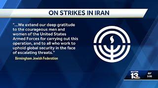Reaction from Alabama to U.S. strike of Iran's nuclear facilities