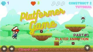 Tutorial Membuat Game Platformer dengan Construct 2, Part#1: Player Animation