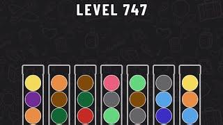 Ball Sort Puzzle Level 747 #ballsortpuzzle #ballsortpuzzlegameplay #puzzlegame #mobilegames