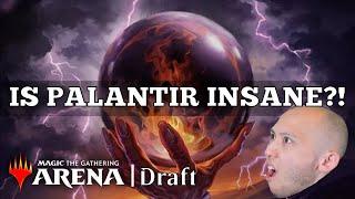 IS PALANTIR INSANE?! | Lord of the Rings: Tales of Middle-earth Draft | MTG Arena