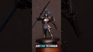 How to paint a worn metal silver for Warhammer miniatures - Beginner friendly Recipe