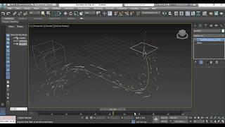 3D MAX basic particle flow path