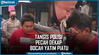 Tangis Polisi Pecah Dekap Bocah Yatim Piatu yang Ceritakan Unek-unek Hidupnya