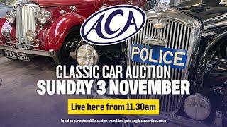 LIVE CLASSIC CAR AUCTION! Anglia Car Auctions November 2024 sale - Day Two