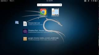 How to run Google Chrome as root on kali linux