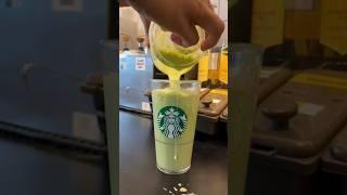 Iced Matcha Latte ️ #starbucks #coffee #drink #viral #love #shorts #youtubeshorts #art #food
