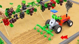 Diy mini tractor making modern agriculture plough machine for grape farming @Joytractor-99