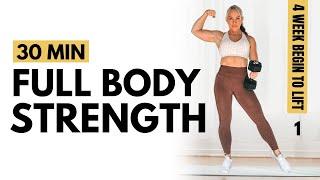 DAY 1 Dumbbell FULL BODY Beginner Strength Workout [build strength program]