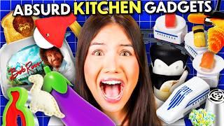 We Try Not To Try The ODDEST Kitchen Gadgets! | #3