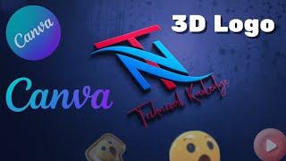 3D Logo design with Canva