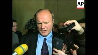 RUSSIA: MOSCOW: DUMA WITHDRAWS NO CONFIDENCE MOTION