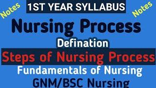 Nursing Process in Kannada II Steps of Nursing Process ll fundamentals of Nursing in Kannada ll