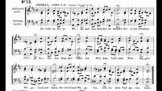 Bach BWV 244-53 Befiehl du deine Wege