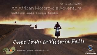 Cape Town to Victoria Falls Motorcycle Tour: May 2024 | Adventure Motorcycle | MSA Travel Africa