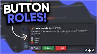 How to Make Button Roles on Discord! (2022)