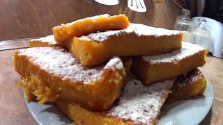 pumpkin and kefir dessert in 10 minutes