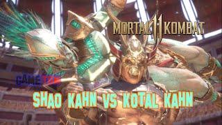 Shao Kahn Vs Kotal Kahn FULL Fight Scene   Mortal Kombat 11 PS4 Pro Gameplay  4k 1440p 60ᶠᵖˢ HD 