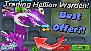 Trading Hellion Warden?!⏳️ Creatures of Sonaria