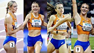 Women's 4x400m - Femke Bol leads Dutch relay to gold - World Athletics Championships in Budapest