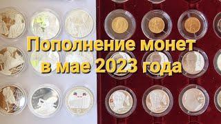 Пополнение коллекции: серебряные памятые монеты России номиналом 2 и 3 рубля, 1 и 1/2 тройской унции