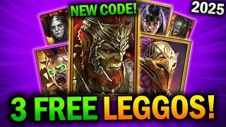 BEST TIME EVER to Create a NEW RAID ACCOUNT (3 FREE LEGENDARIES) - Raid Shadow Legends 2025