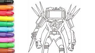 Titan Tvman Drawing (SKIBIDI TOILET 77 Part 3)