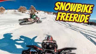 SNOWBIKE GASGAS 700 ON BOARD RAW SOUND EXTREME FREERIDE - FULL ATTACK SNOWRIDE SNOW KIT