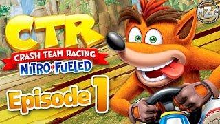 Crash Team Racing Nitro Fueled Gameplay Walkthrough - Part 1 - Story Mode! N. Sanity Beach!