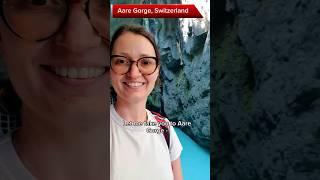 Mysterious Aare Gorge in Switzerland #travel #destination