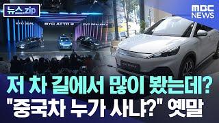 저 차 길에서 많이 봤는데?.. "중국차 누가 사냐?" 옛말 [뉴스.zip/MBC뉴스]
