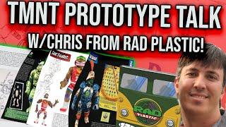 TMNT Prototype Toy Talk! w/ Rad Plastic's Chris Fawcett - Toy History Interview