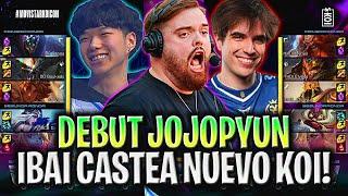 IBAI CASTEA EL DEBUT DE JOJOPYUN CON EL NUEVO KOI! - KOI vs KC Game 1 IBAI SHOWMATCH KOICON 2024