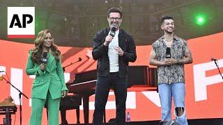 Hugh Jackman kicks off Global Citizen Festival in New York