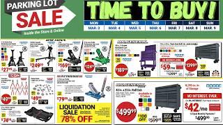 MARCH Harbor Freight Coupons + Parking Lot Sale PREVIEW