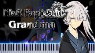 NieR Replicant OST - Grandma (piano medley + sheet music)