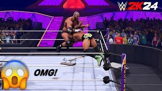 WWE 2K24 - Triple H vs Batista - No Hold Barred at Wrestlemania | [4k]