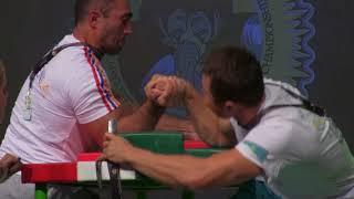 AGHAMALYAN ARAM (ARM) VS SADIVAKASSOV NURDAULET (KAZ) ARMWRESTLING 2017